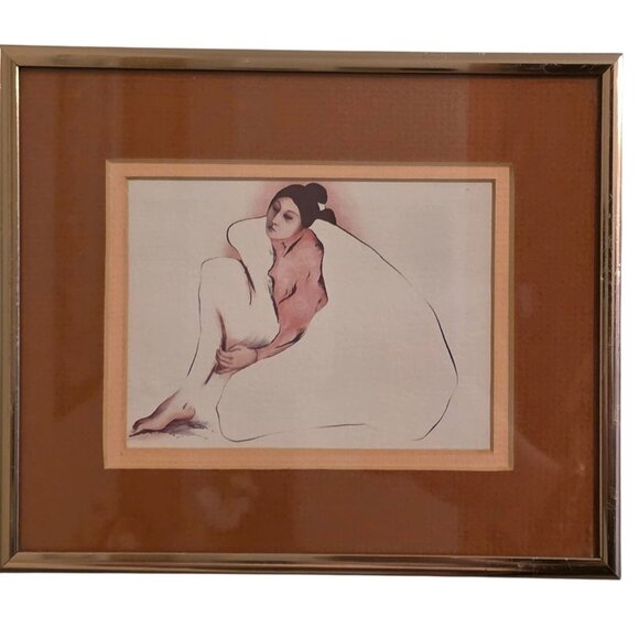 R.C. Gorman Framed Print "La Dona T1" Navajo Artist Limited Edition 7x8 - Picture 1 of 9